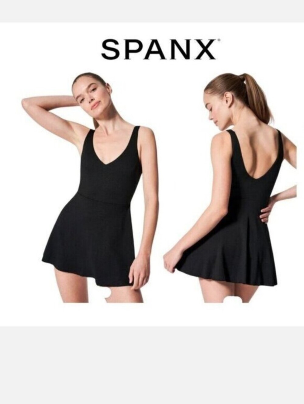 Pique Shaping Swim Dress